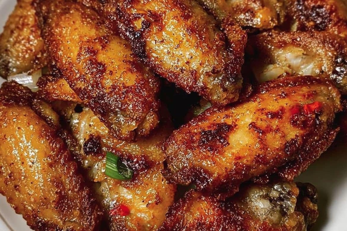Crispy Salt and Pepper Chicken Wings