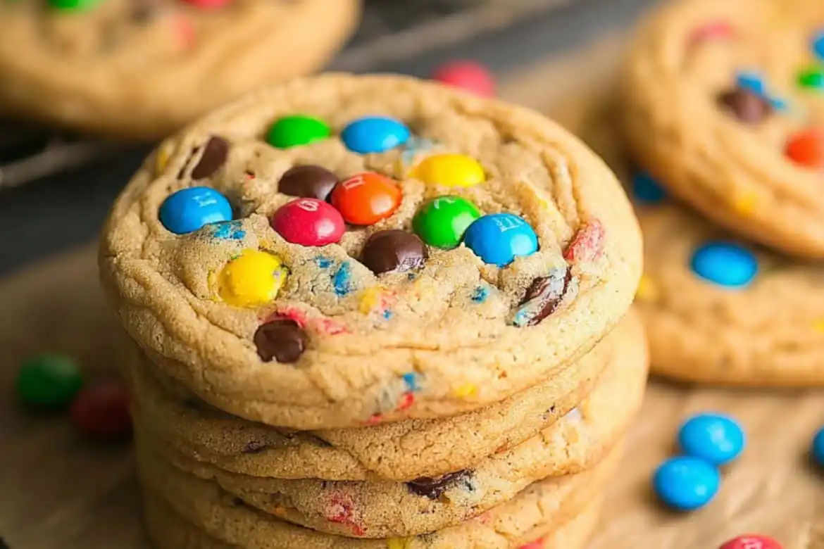 Peanut Butter M&M Cookies